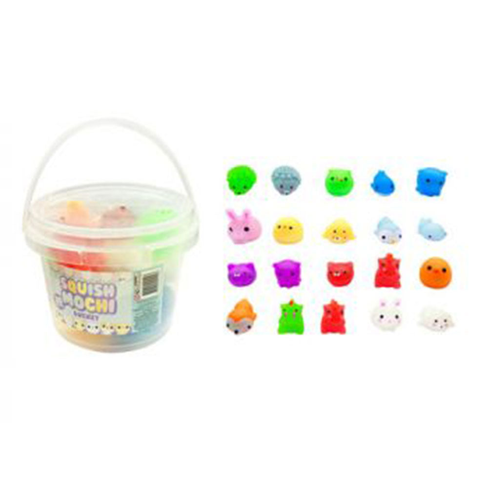 Squish Mochi Bucket (Pack of 20)