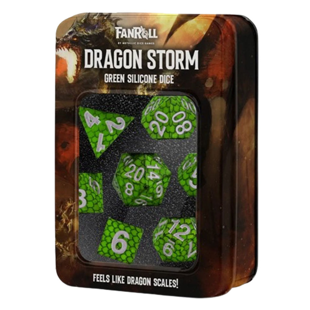 MDG Dragon Storm Scale Silicone Dice Conjunto de 16 mm