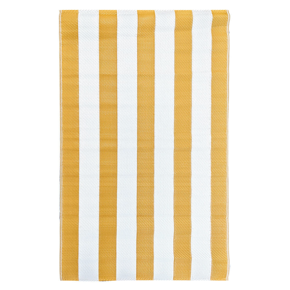 Trykt utendørs teppe retro stripe (180x120cm)