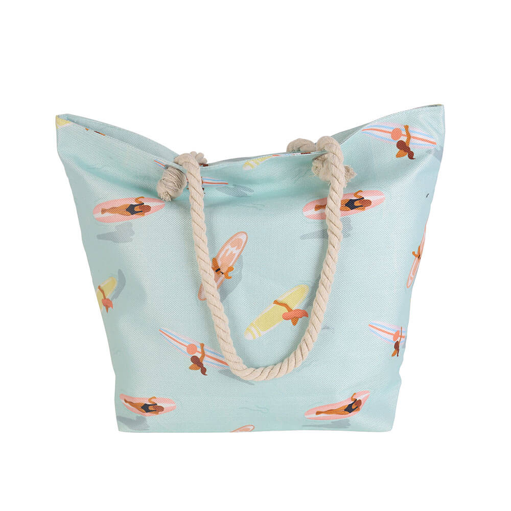 Bolsa de playa con cremallera interna (50x45x15cm)