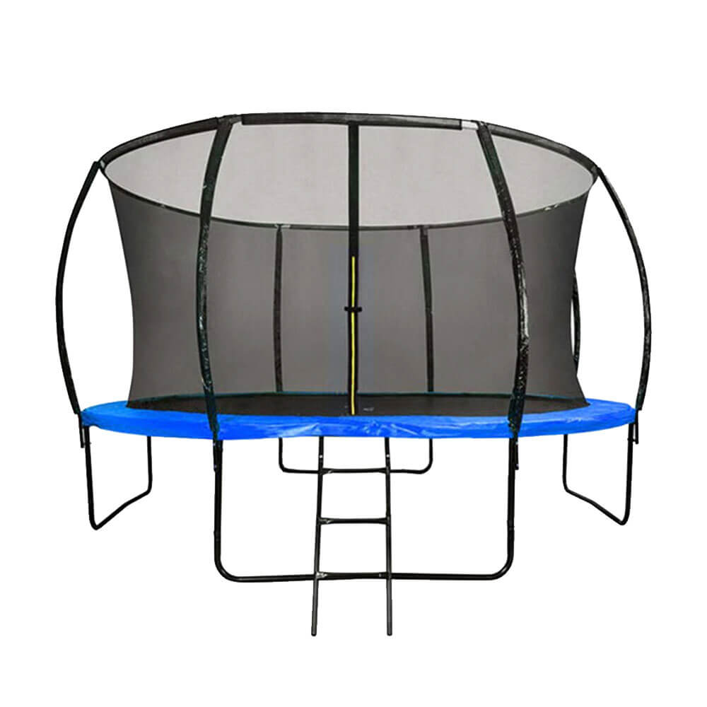 Trampoline m/ Ladder Shoe Bag & Basketball Hoop