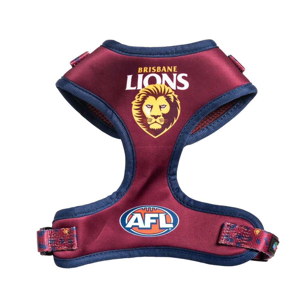 AFL Brisbane Lions Pet Harness