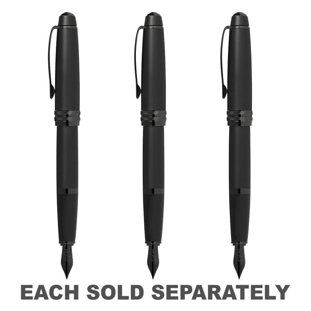 Cross Bailey Fountain Pen w/ Black Nib (Matte Black)