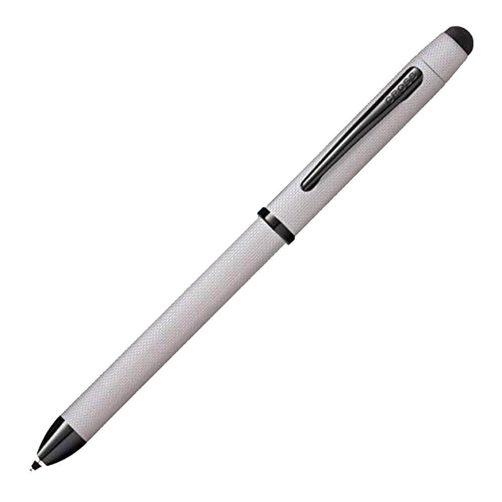 Cross Tech3+ geborstelde diamantpatroon Ballpoint