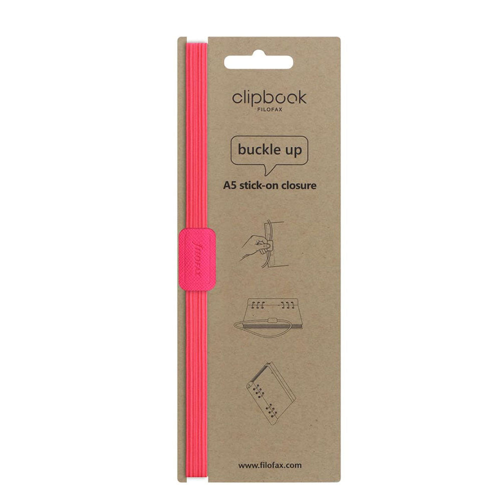 Filofax Saffiano A5 Elastic Clipbook