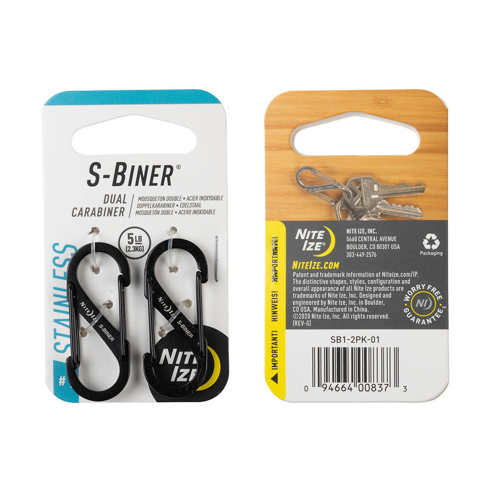 Nite ize s-biner tamanho 1 2pk