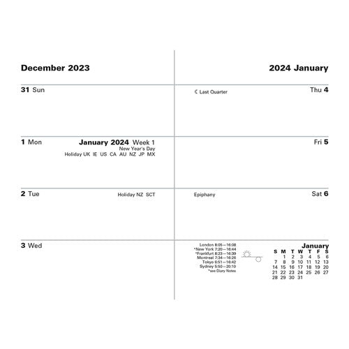 Letts 2024 Principal Mini Pocket Weekly Diary (Blue)