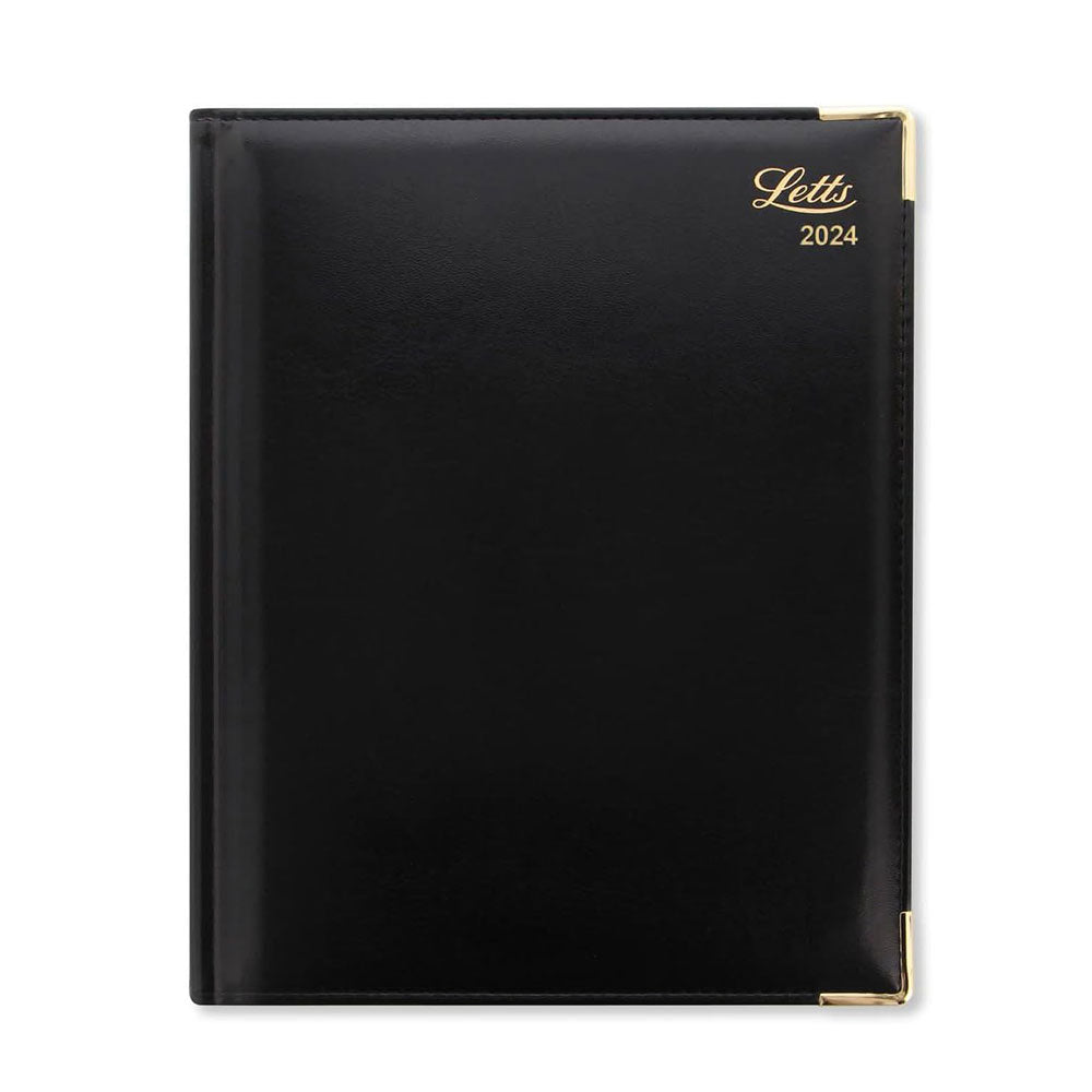 Letts 2024 Lexicon Quarto Week to View Diary (Black)