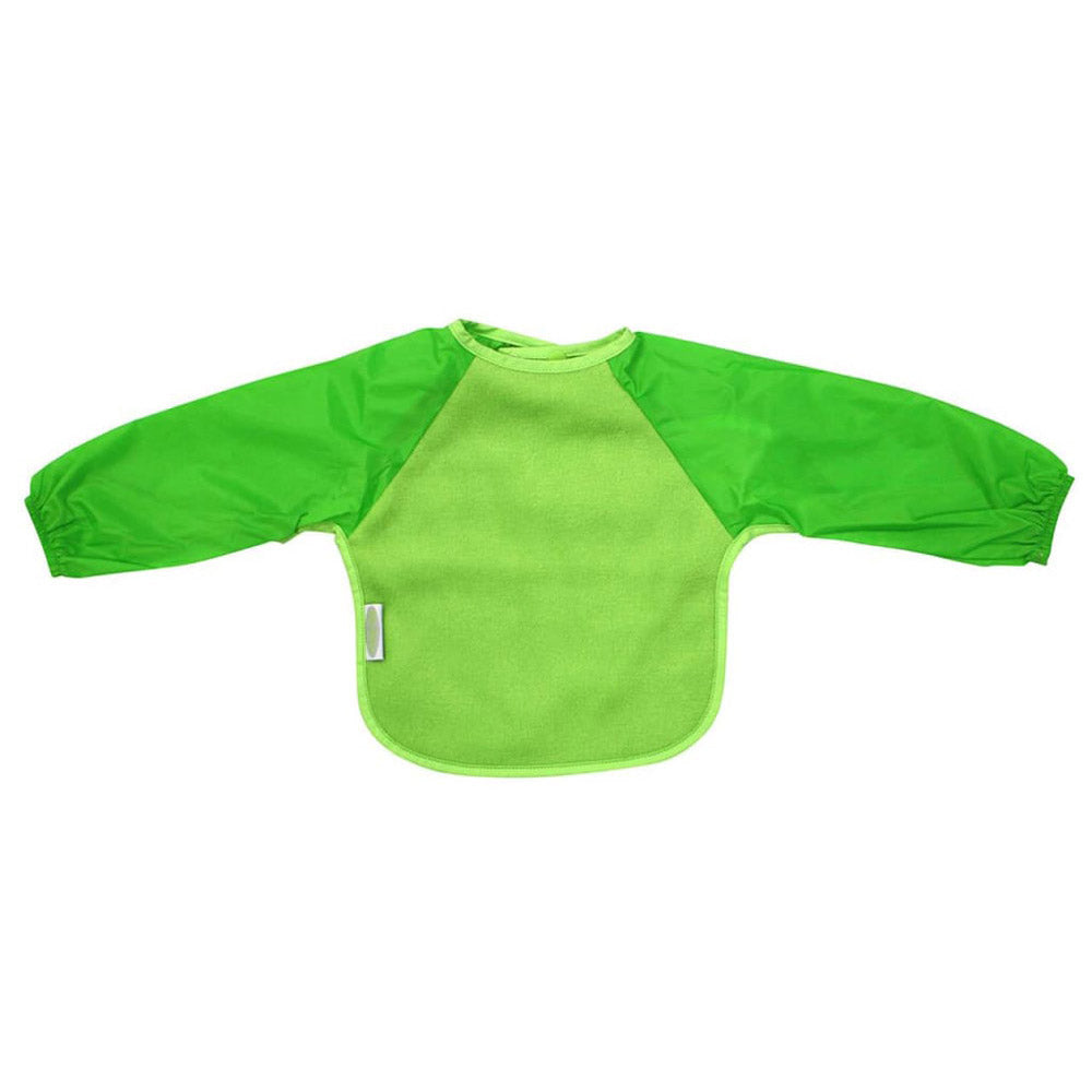 Silly Billyz Large Fleece Long Sleeve Bib (Lime)