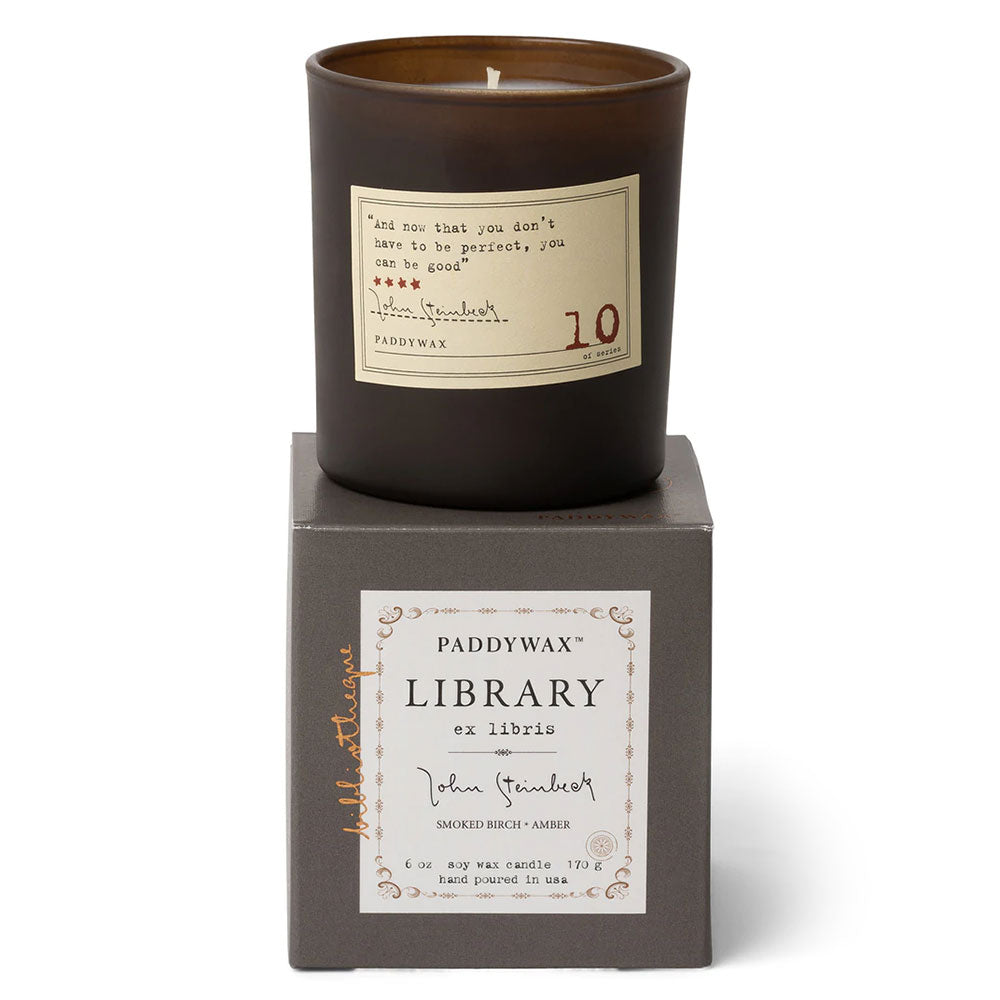 Candela in scatola della libreria Paddywax 6oz