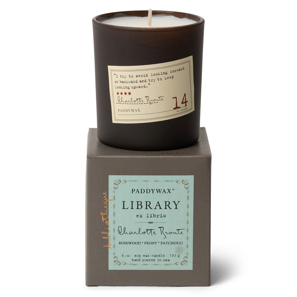 Paddywax bibliotek bokset lys 6oz