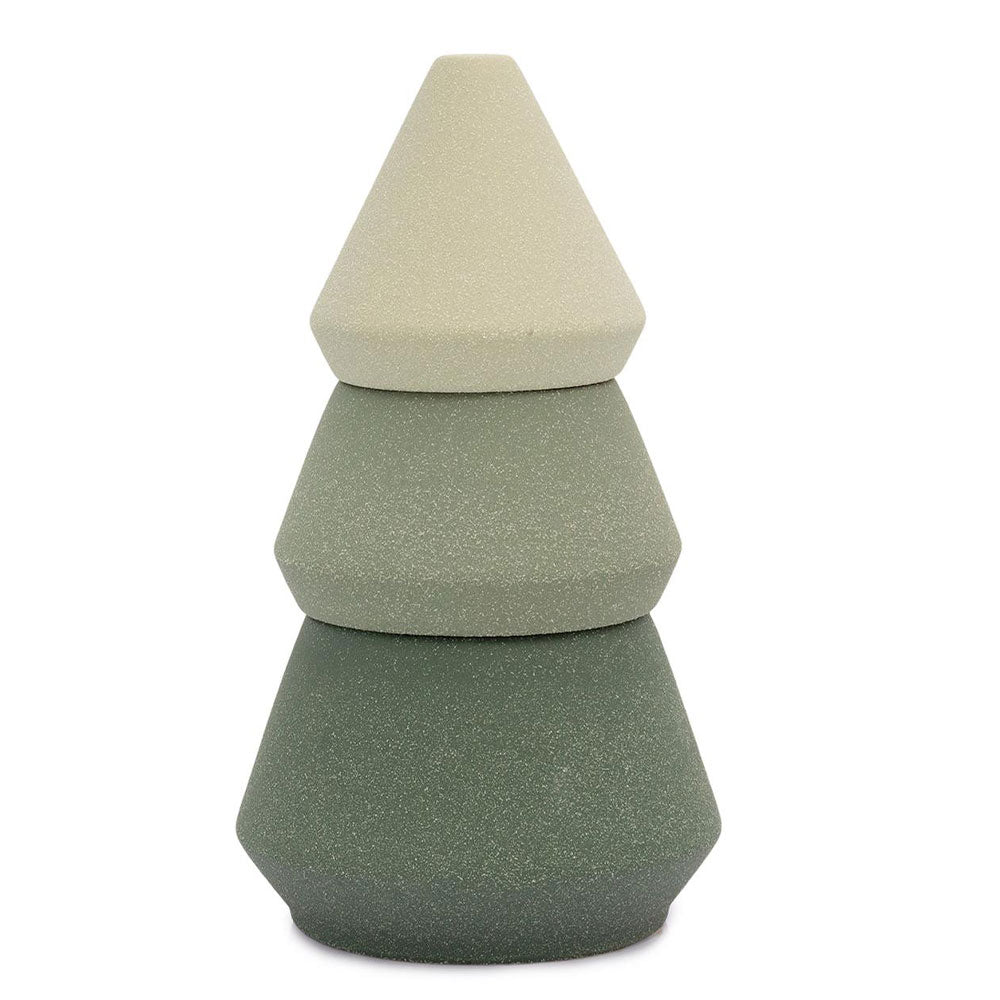 Cypress Fir Holiday Tree Stack Vela perfumada