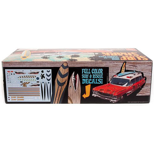 1959 Surf Shark Cadillac Ambulance Plastic Kit 1:25 Scale