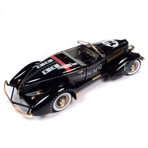 1935 Auburn 851 Sportster 1/18 Scale & Monopoly Figure