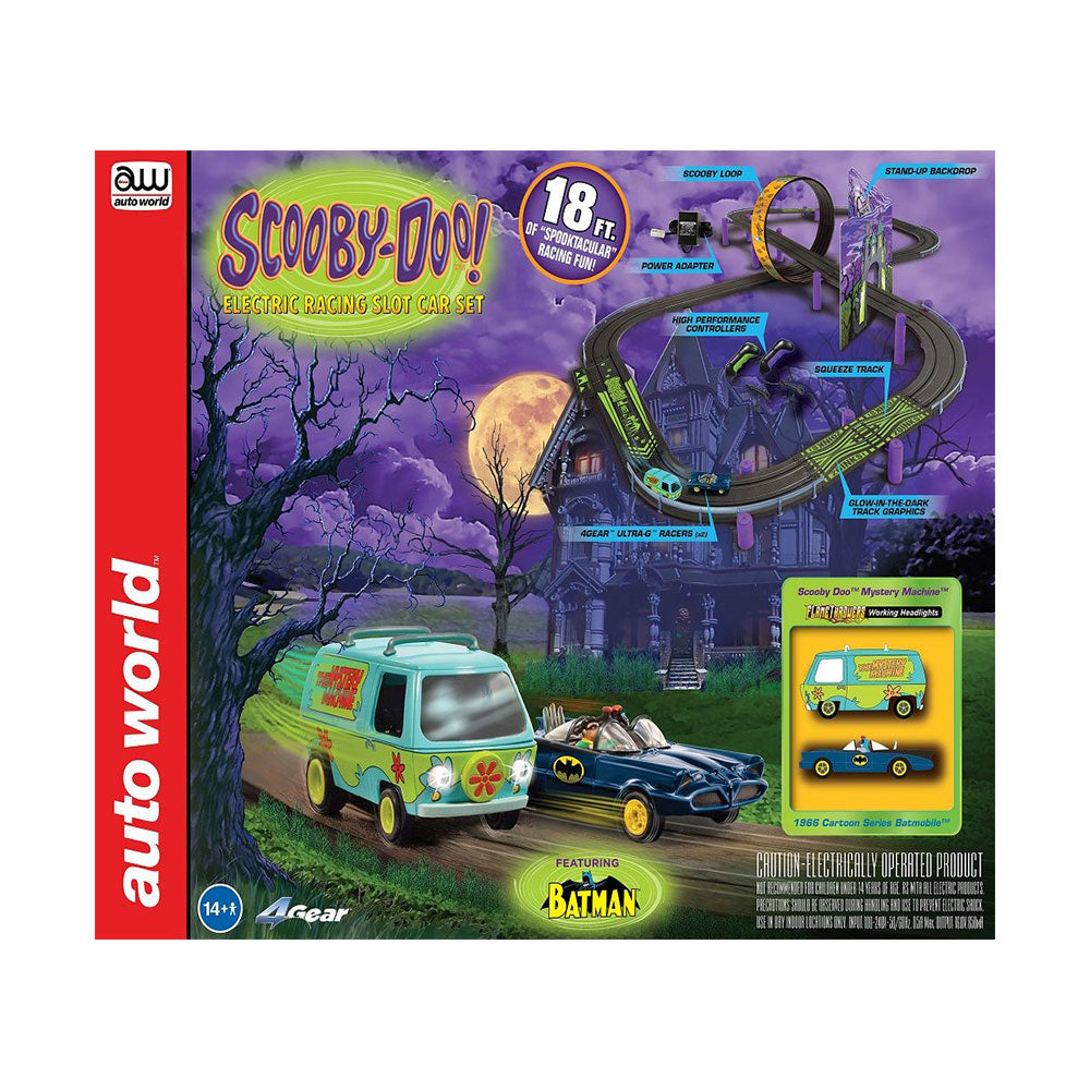 Scooby-Doo ft Batman E-Racing Slot Car Set