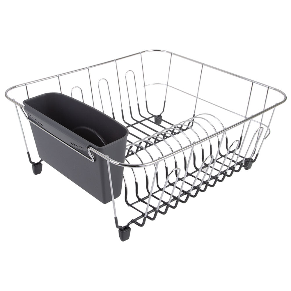 D.Line kleiner Abtropfständer aus Chrom/PVC mit Caddy