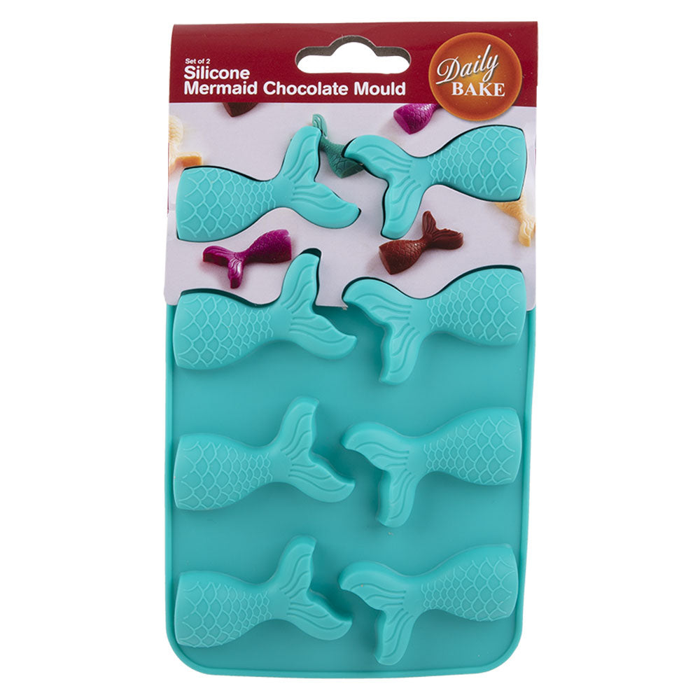 Daily Bake Silicone 8-Cup Chocolate Mold 2sts