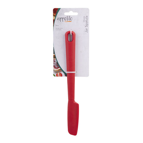 Appetito Silicone Jar Spatula 25cm (Red)