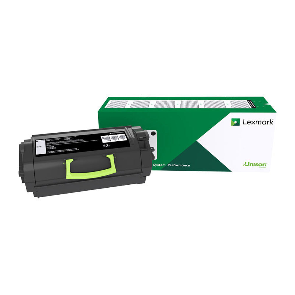 Lexmark 523 Tóner cartucho (negro)