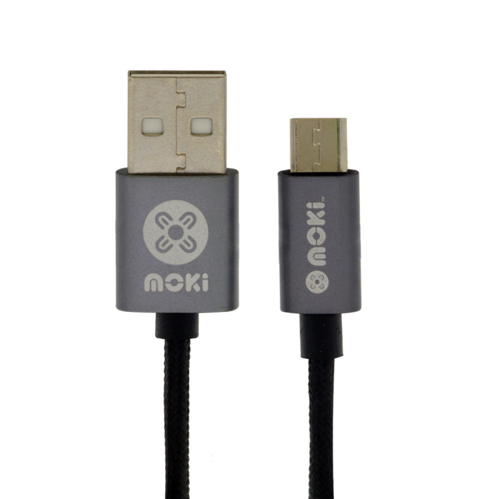 Cavo Syncharge Micro-USB intrecciato Moki (nero)