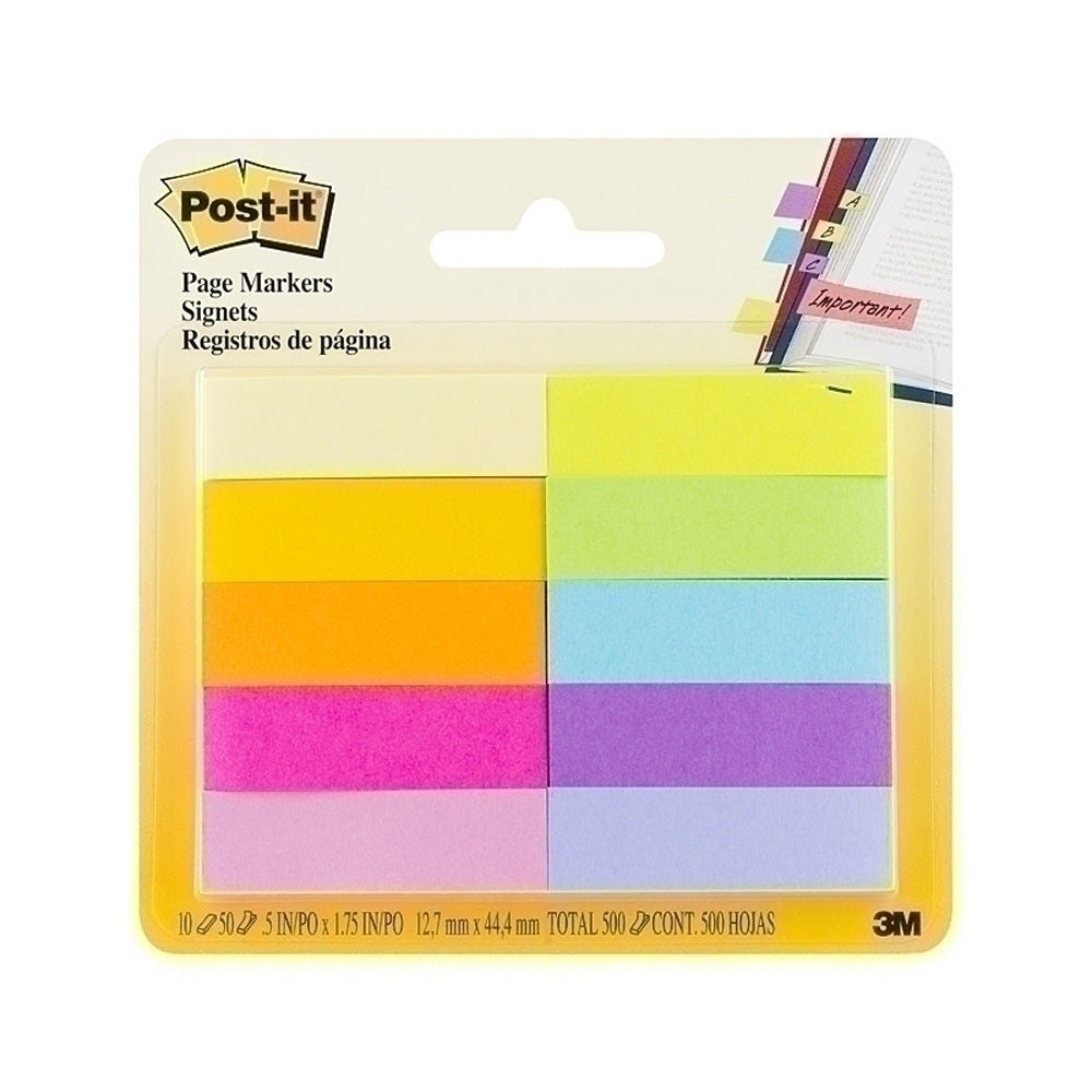 Post-it sidmarkörer (13x45mm)