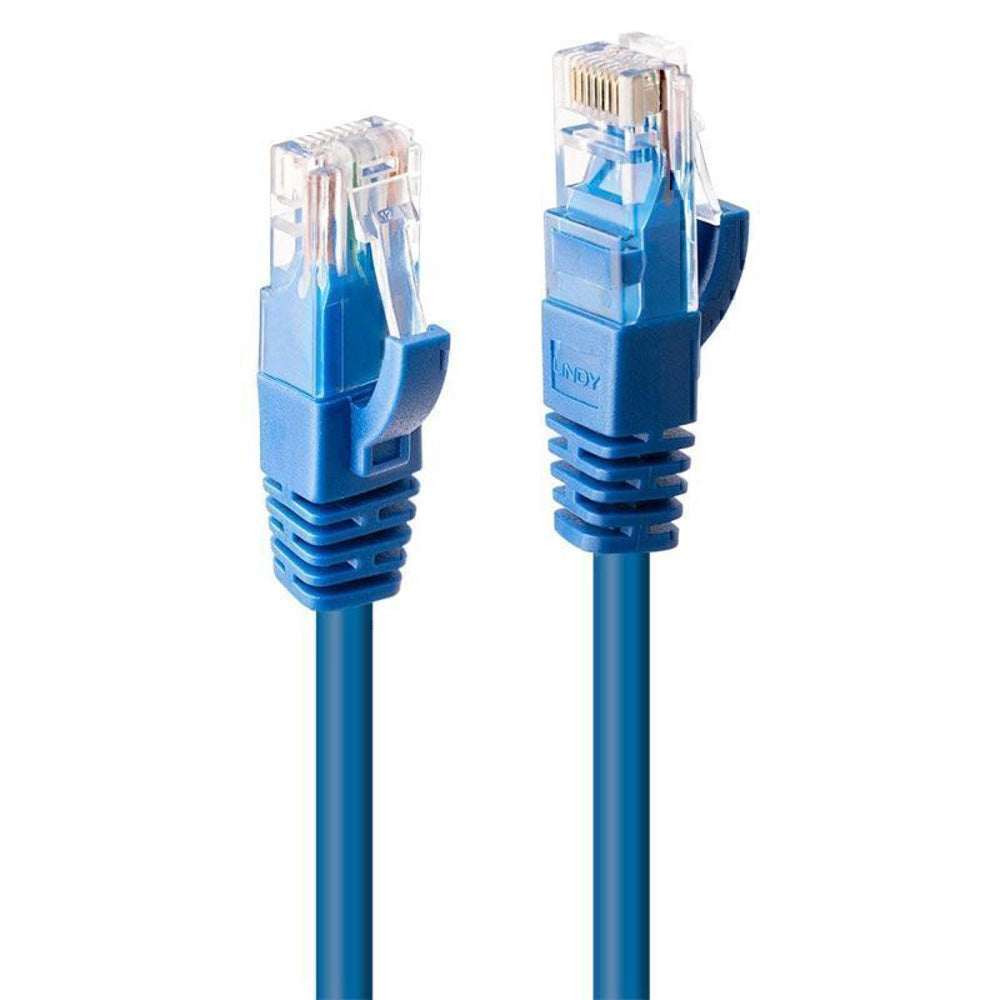 Lindy Cat6 U/UTP Gigabit Network Cable (blå)