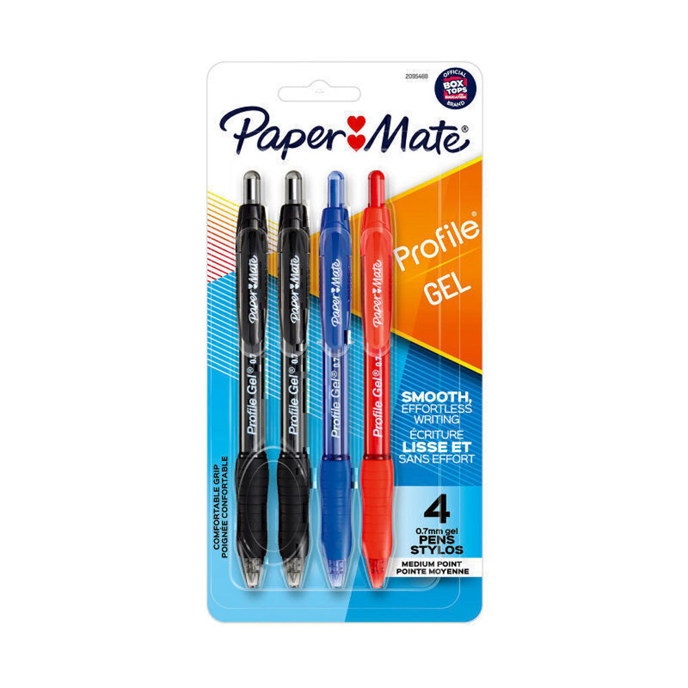 PM profiel intrekbare gelpen 0,7 mm 2pk (doos van 6)