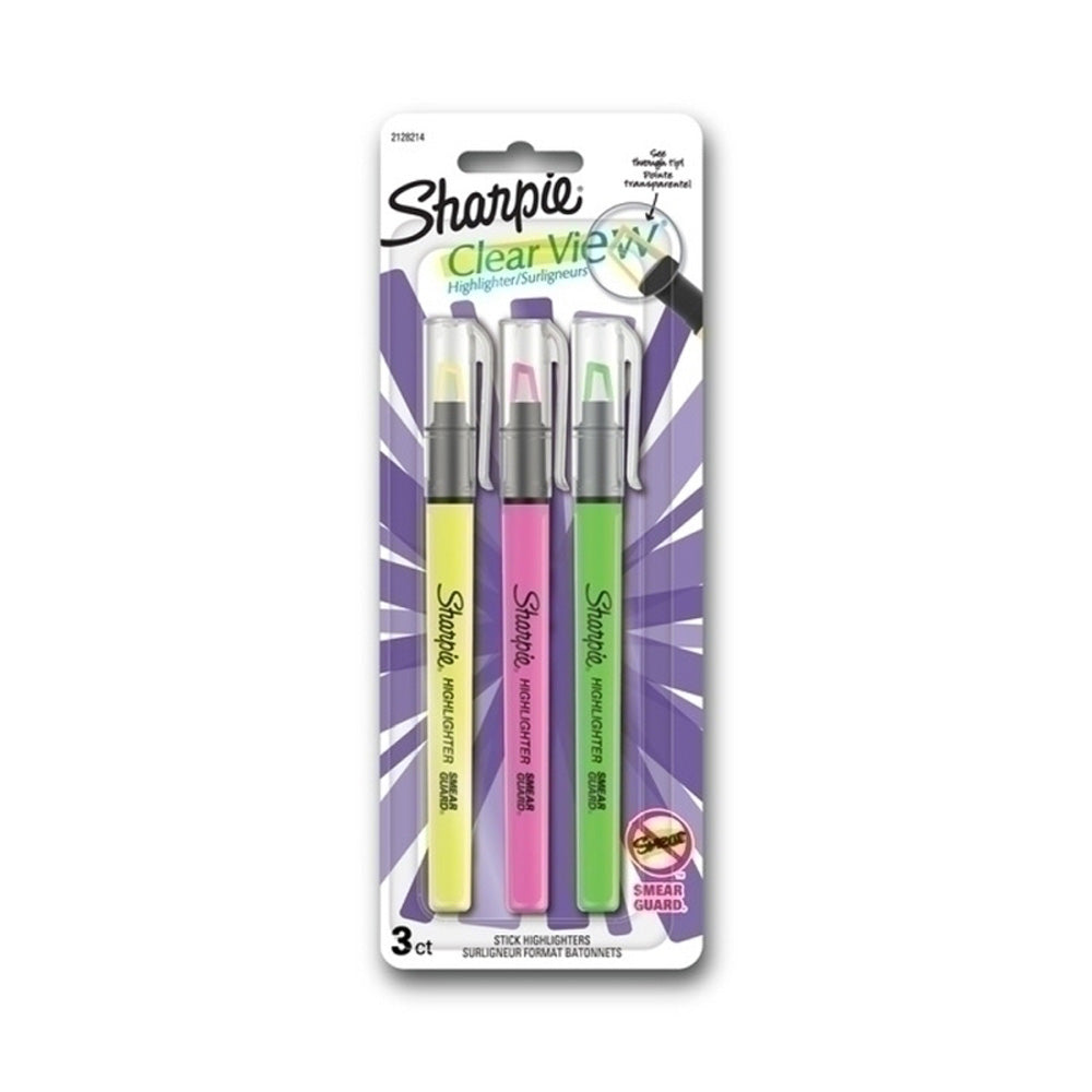 Sharpie Clear View markeerstift (doos van 6)