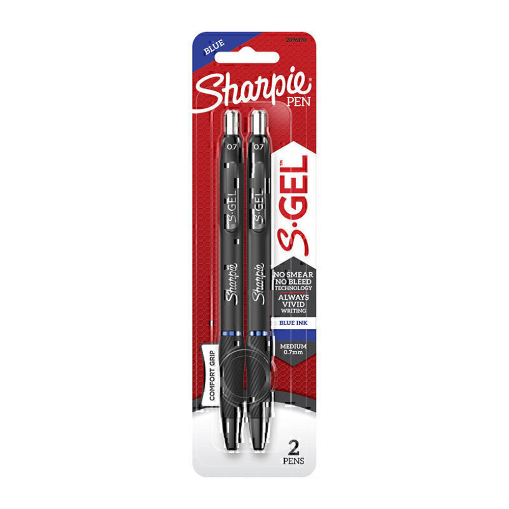 Sharpie udtrækkelig gelpen 0,7 mm 2pk (kasse med 6)