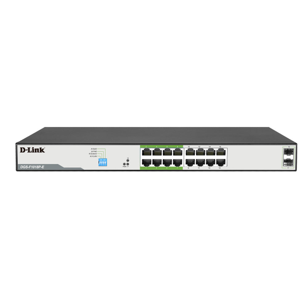 D-Link Gigabit Poe Switch z 2 portów łącza w górę