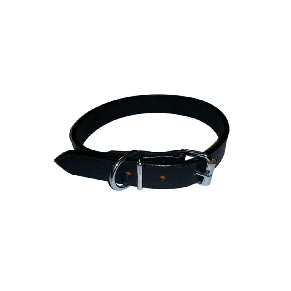 Leather Plain Collar (Black)