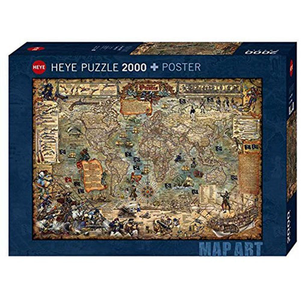 Heye map art jigsaw puzzle 2000pcs