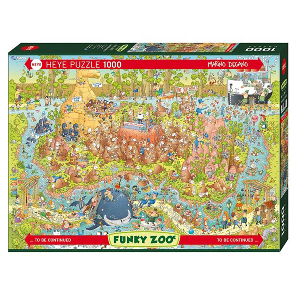 Heye Funky Zoo Jigsaw Puzzle 1000 stk