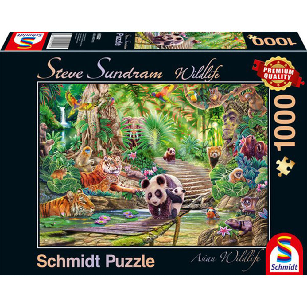 Schmidt Sundram Wildlife Puzzle 1000 stk