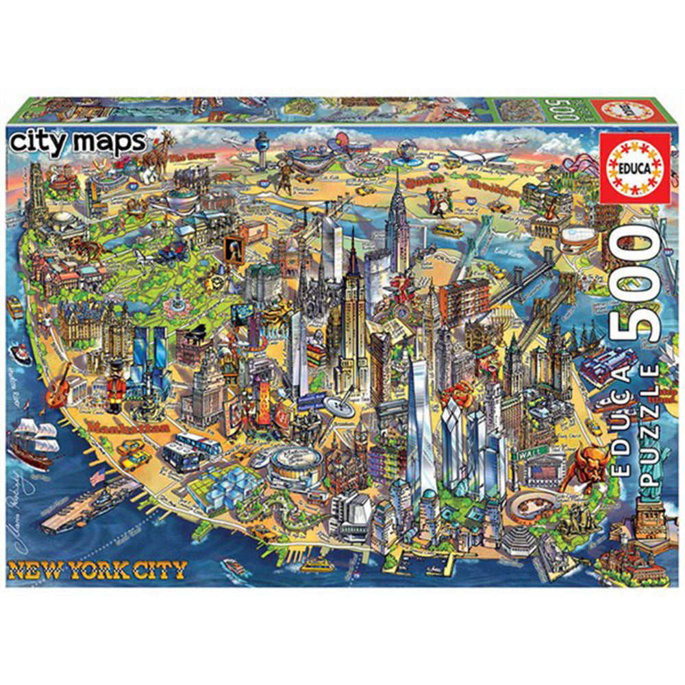 Educa Map Jigsaw Puzzle 500st