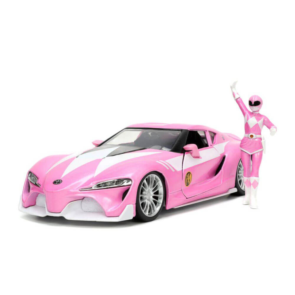 Power Rangers Toyota FT-1 con Pink Ranger