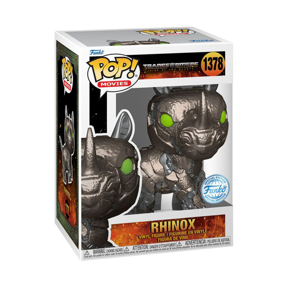 Transformers: Rise of the Beasts Rhinox US Exc. Pop! Vinyl