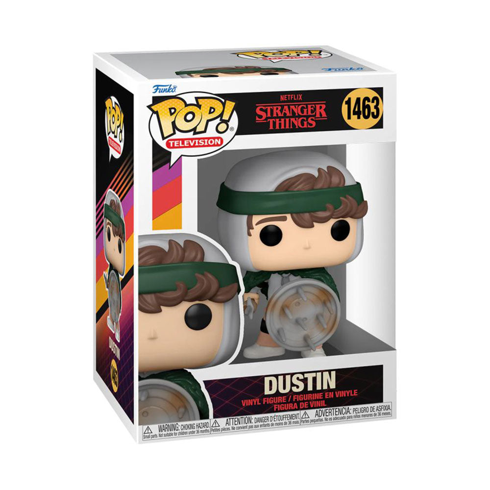 Stranger Things Hunter Dustin with shield Pop! Vinyl