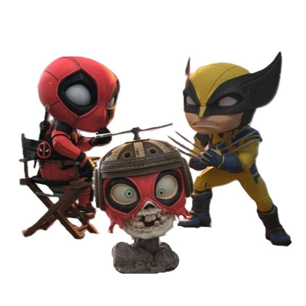 Deadpool, Wolverine & Headpool Minico Set