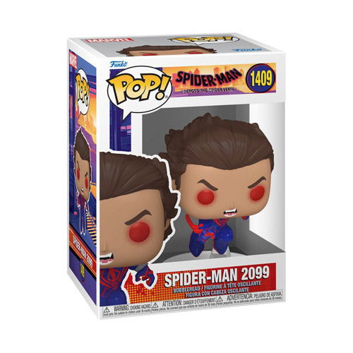 Spider-Man Across Spider-Verse Spiderman 2099 Unmasked Pop!