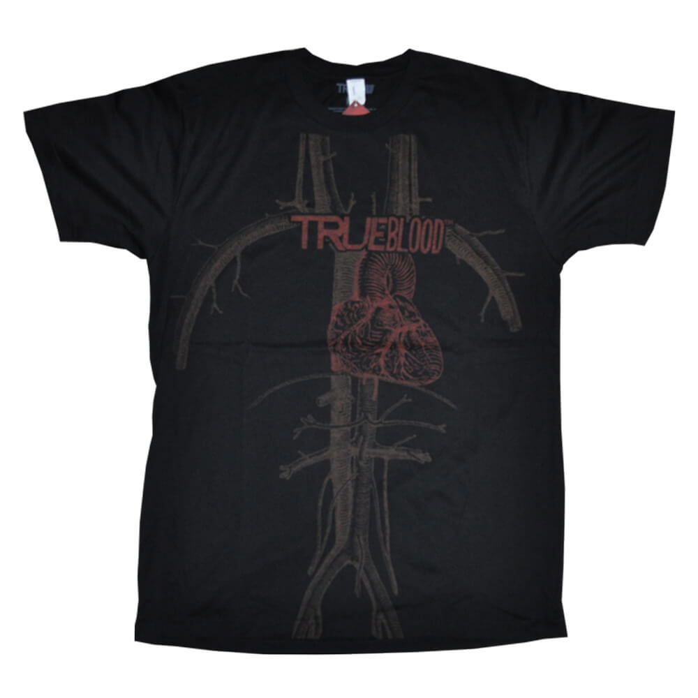 True Blood Heart Logo hann-t-skjorte