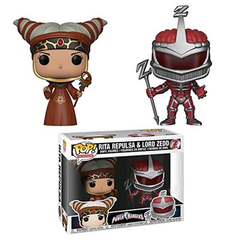 Power Rangers Rita Repulsa & Lord Zedd Us Pop! Vinyle 2 pk