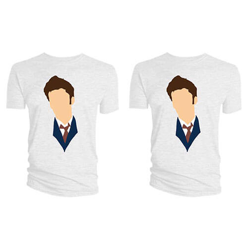 Doctor Who David Tennant Vector Head T-Shirt