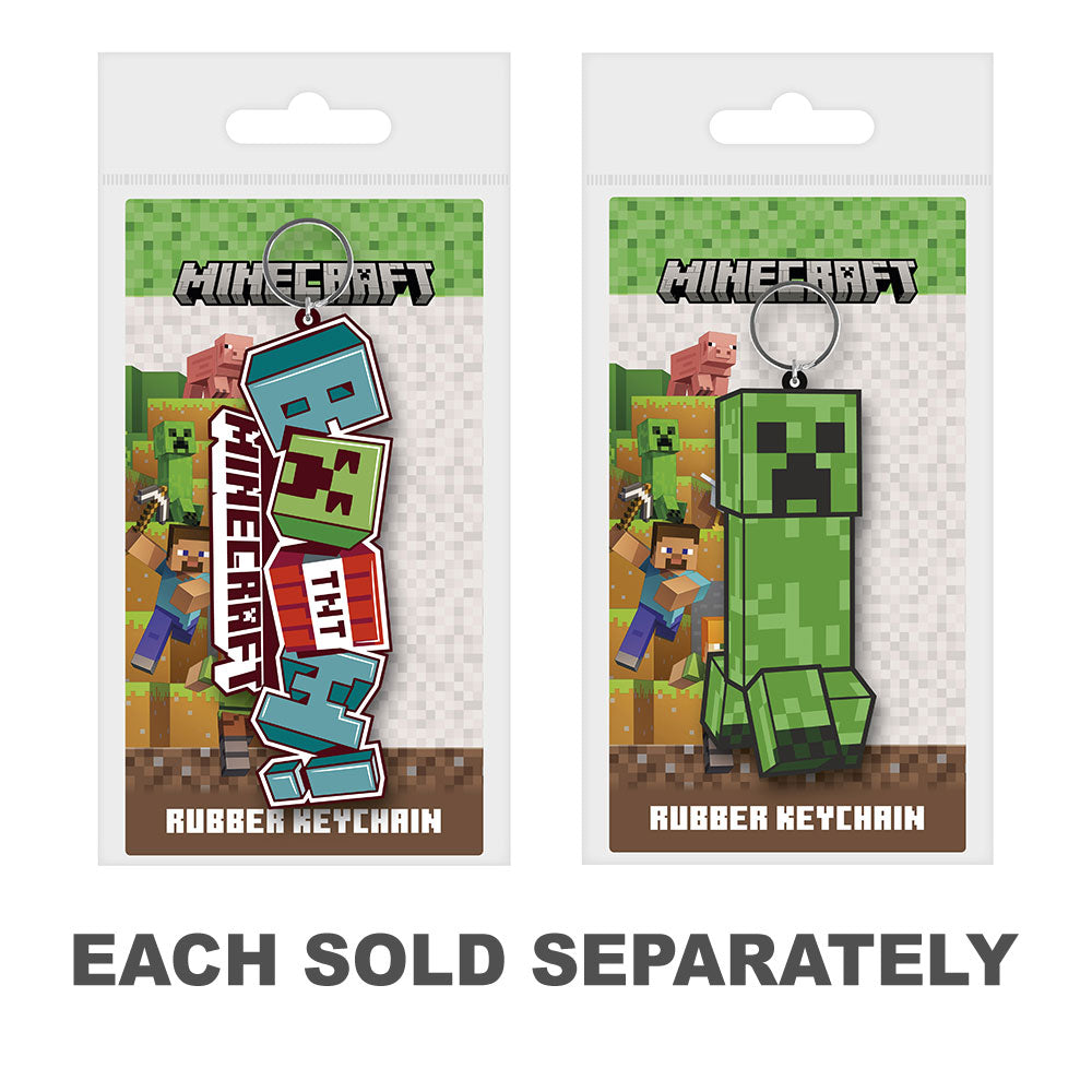 Minecraft Rubber Keyring