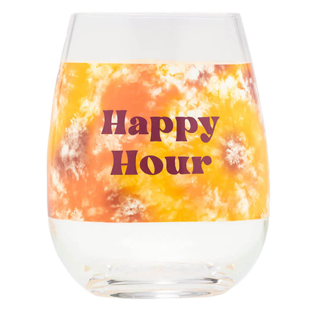 TIY Dye Wine Glass