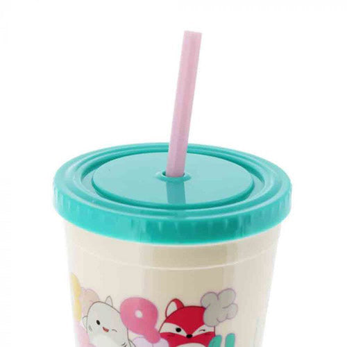 Squishmallows Beaker & Straw