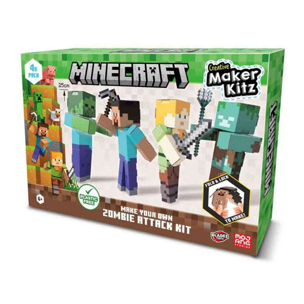 Minecraft Make Your Own Zombie Attack Kit