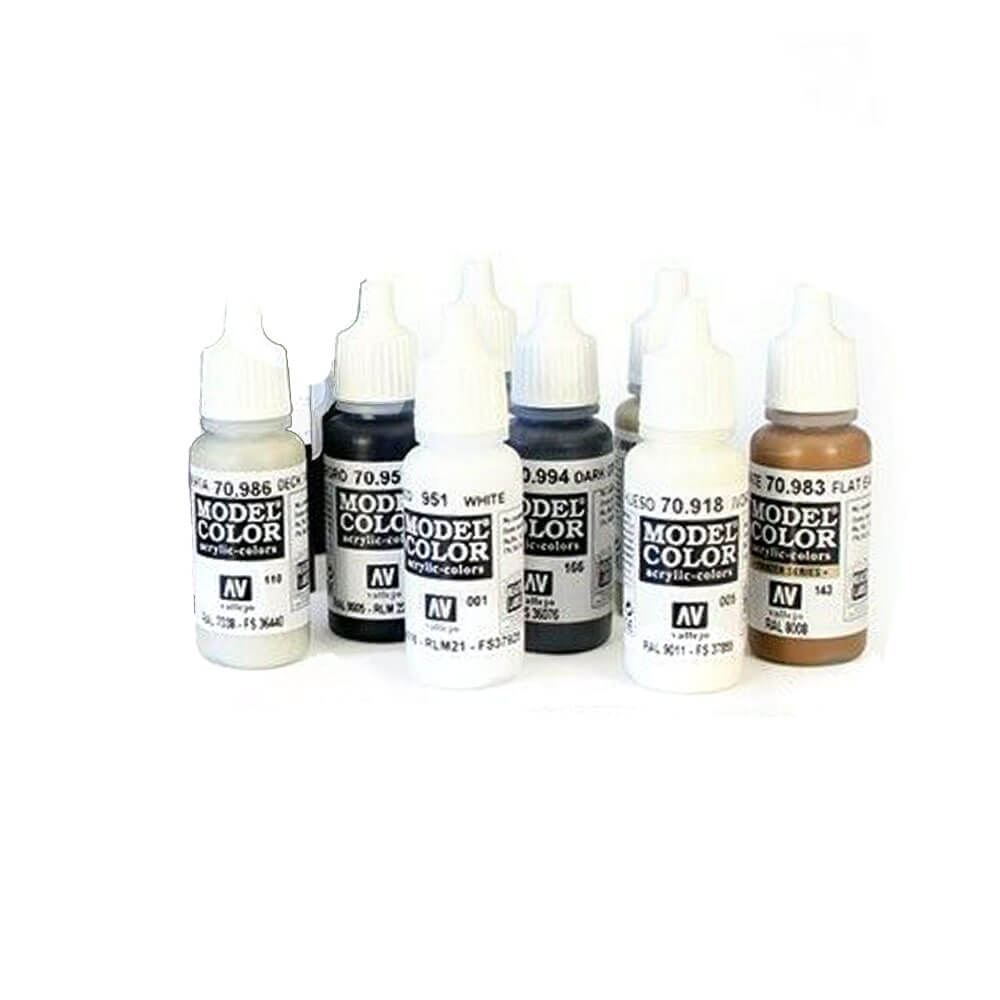  Vallejo Paints Modellfarben-Set mit 8 Farben