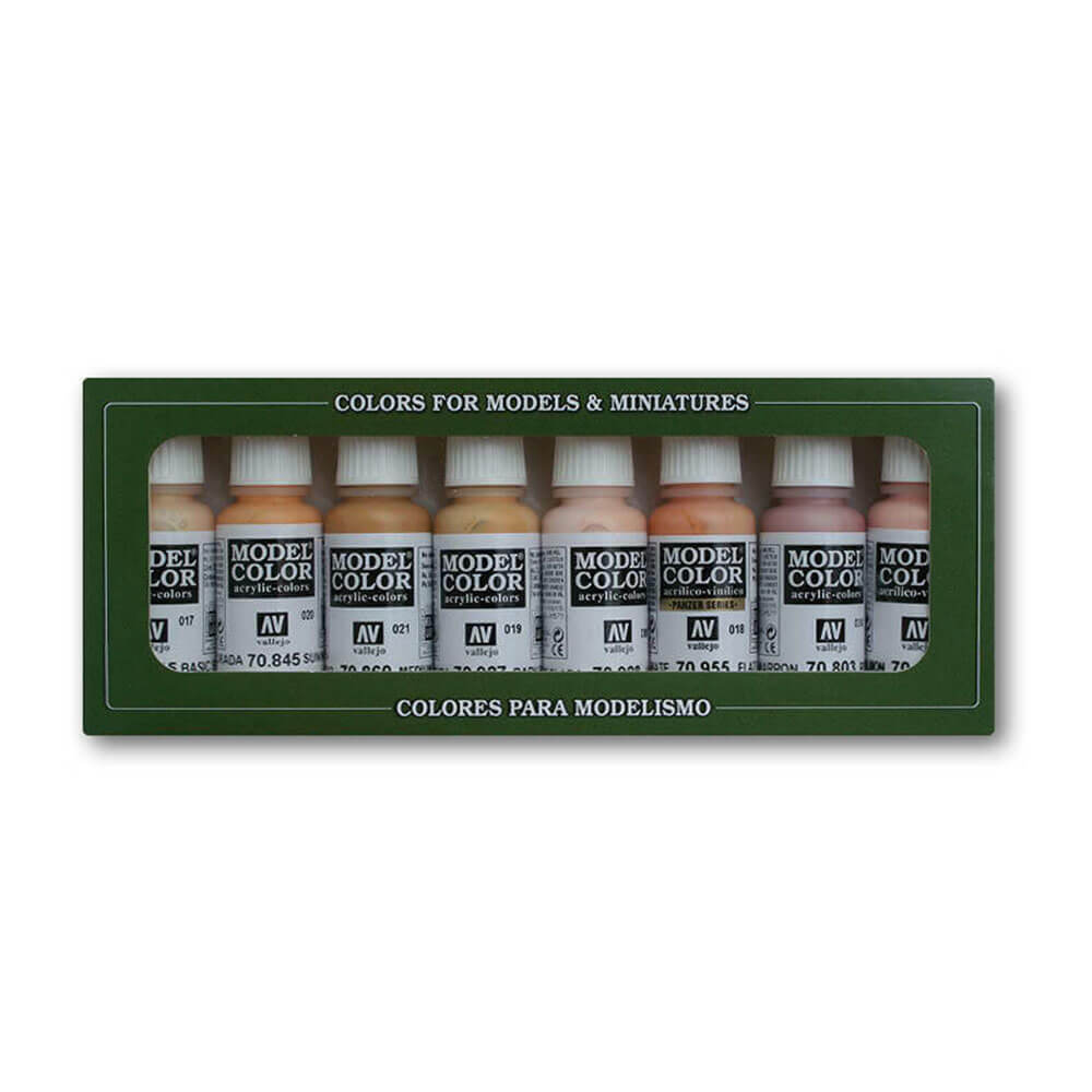 Model Colour Paint Set of 8 Colour