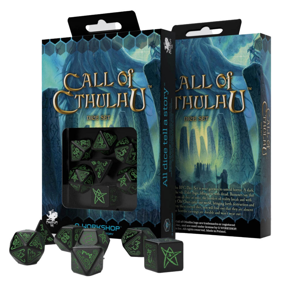 Q Workshop Call of Cthulhu Dice Set 7pcs